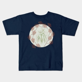 Succulent Sprite - coral aloe Kids T-Shirt